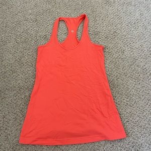 Lululemon Orange Tank Top